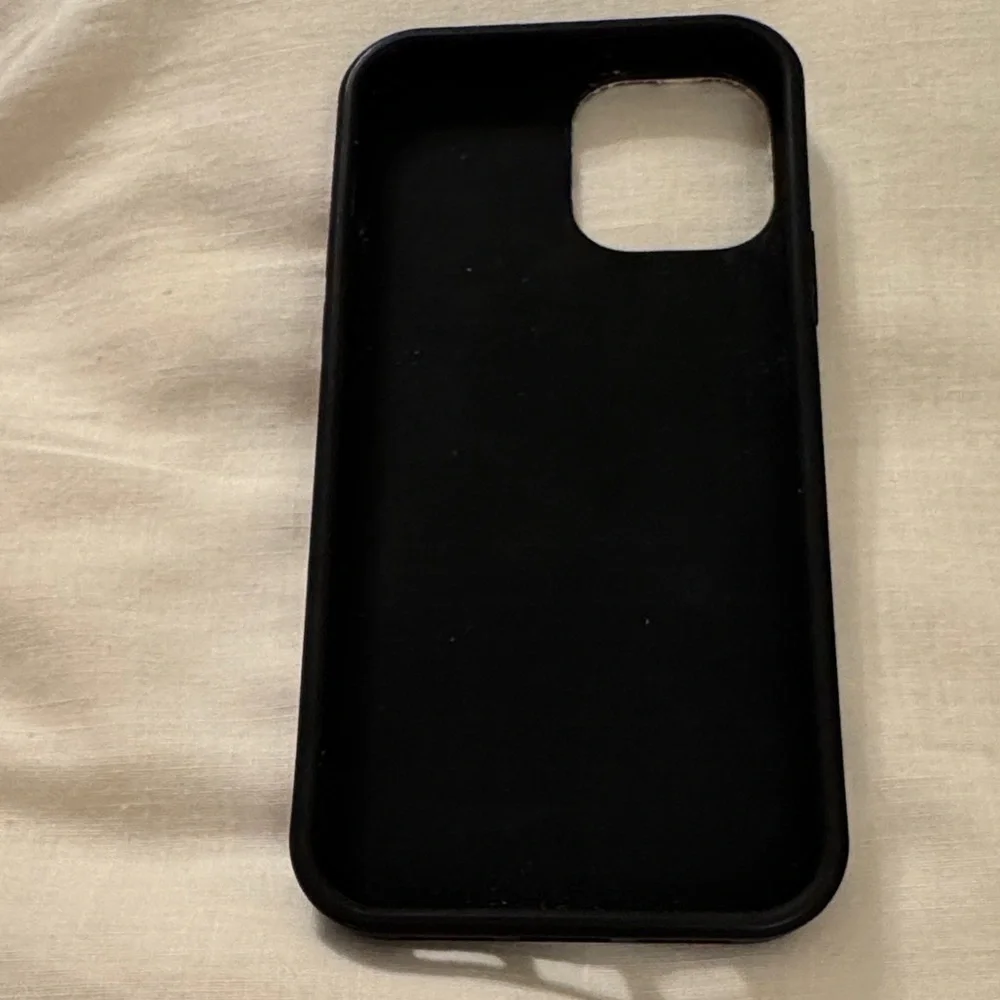 Elegant Navy Patterned iPhone 15 Pro Phone Case